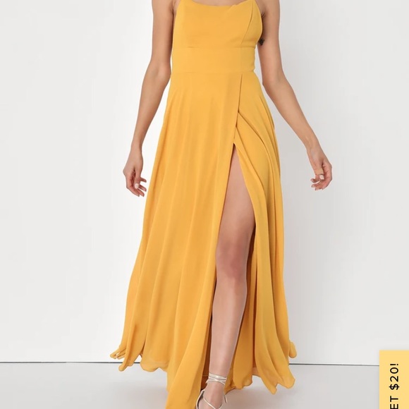 Maxi Dress with slit - Picture 1 of 7